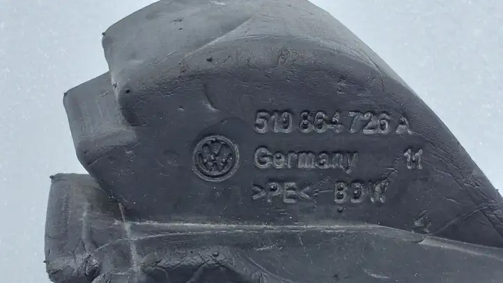 Volkswagen Golf VII (2013 - 2019) 510864726A Абсорбер крыла — фото 2