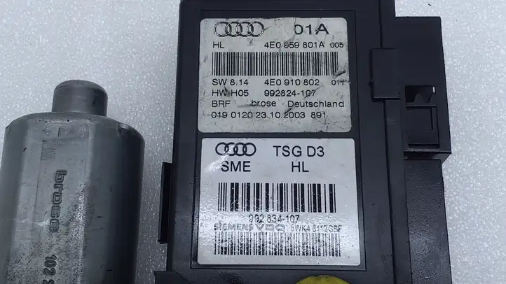 Audi A8 S8 D3 4E (2007 - 2010) 4E0959801A Стеклоподъемник задней двери — фото 3