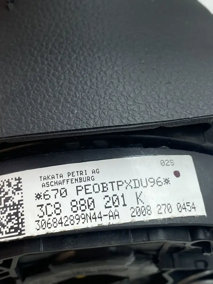 Volkswagen PASSAT CC (2008 - 2012) 3C8880201K Подушка безопасности руля — фото 4