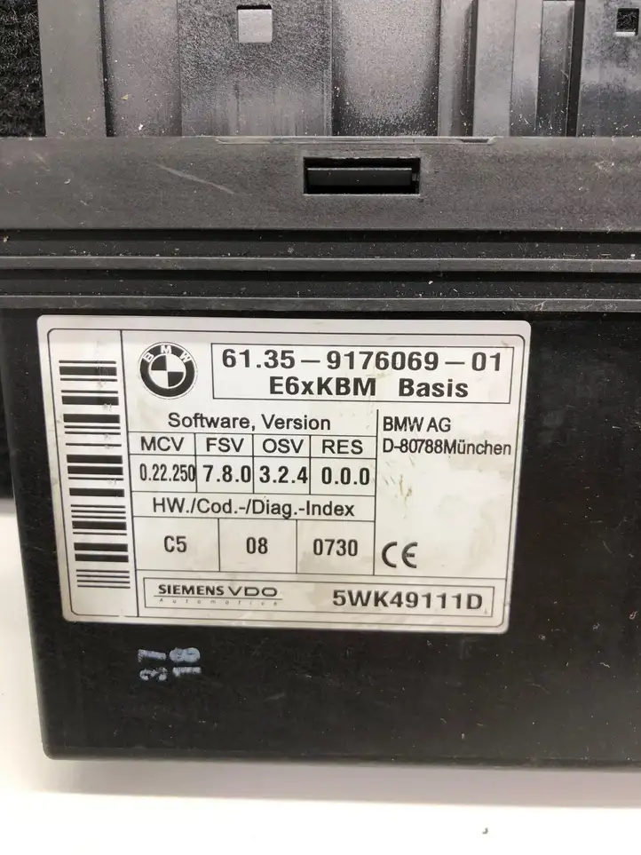 BMW 5 E60 E61 (2004 - 2010) 9176069 Модуль комфорта — фото 1