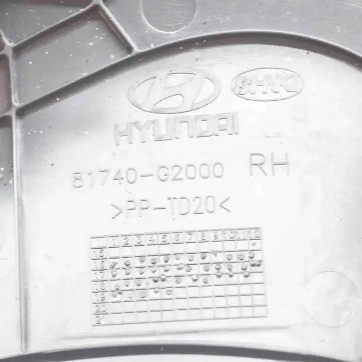 Hyundai Ioniq (2016 - ) 81740G2000 Обшивка багажника — фото 3