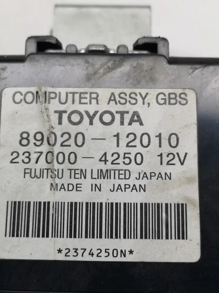Toyota Auris 150 (2006 - 2012) 8902012010 Прочие блоки управления — фото 3