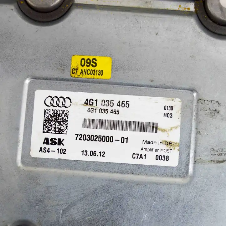 Audi A6 C7 (2011 - 2014) 4G1035465 Усилитель звука — фото 6