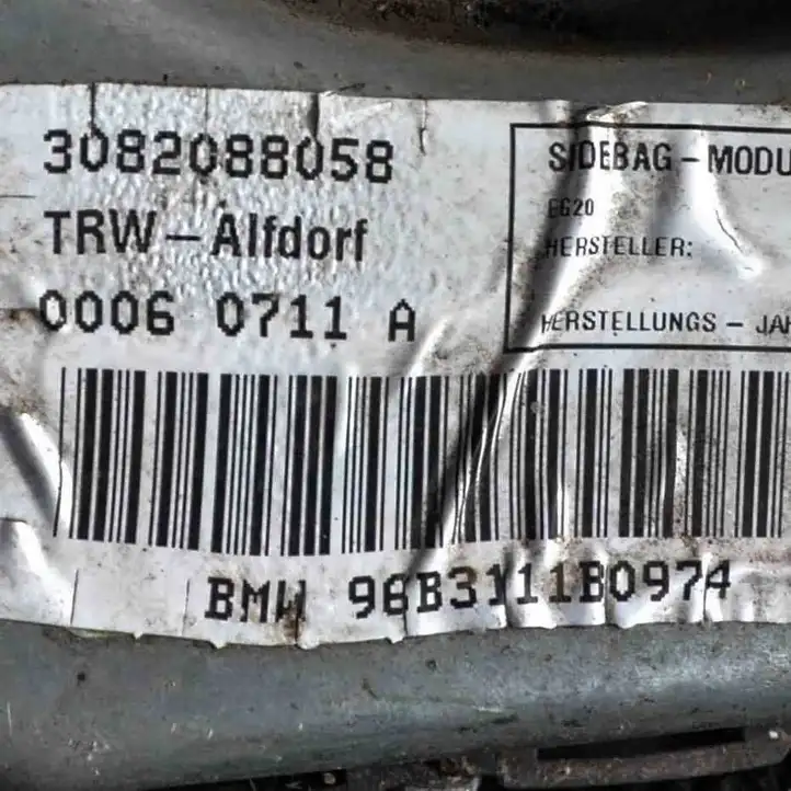 BMW 5 E39 (1996 - 2003) 00060711A Подушка безопасности двери — фото 3