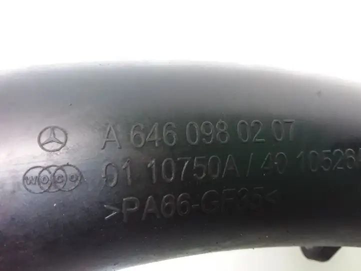 Mercedes-Benz E W211 (2002 - 2009) A6460980207 Трубки интеркулера / Шланги интеркулера — фото 3