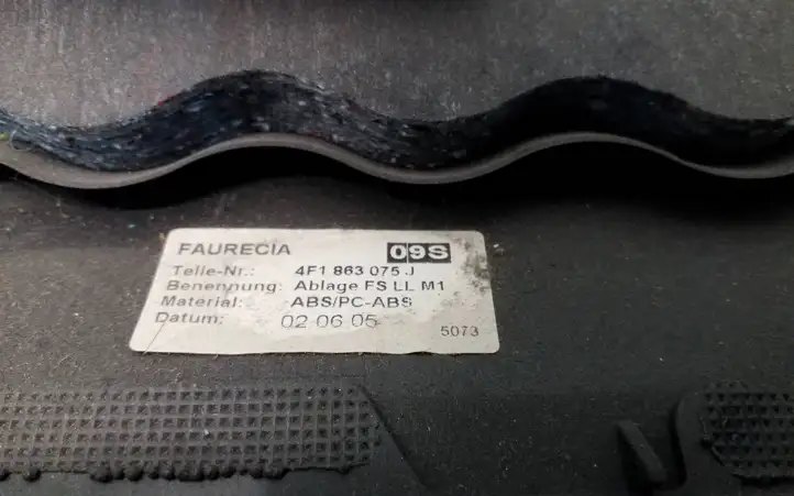 Audi A6 S6 C6 4F (2004 - 2008) 4F1863075J Нижняя отделка панели приборов — фото 5