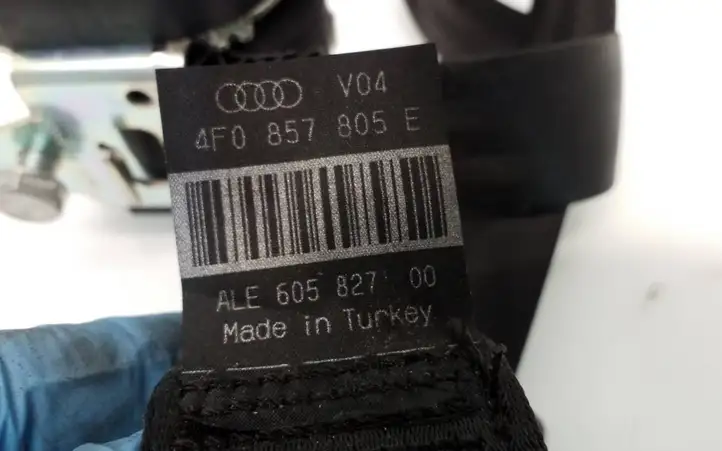 Audi A6 S6 C6 4F (2004 - 2008) 4F0857805E Задний ремень безопасности — фото 4