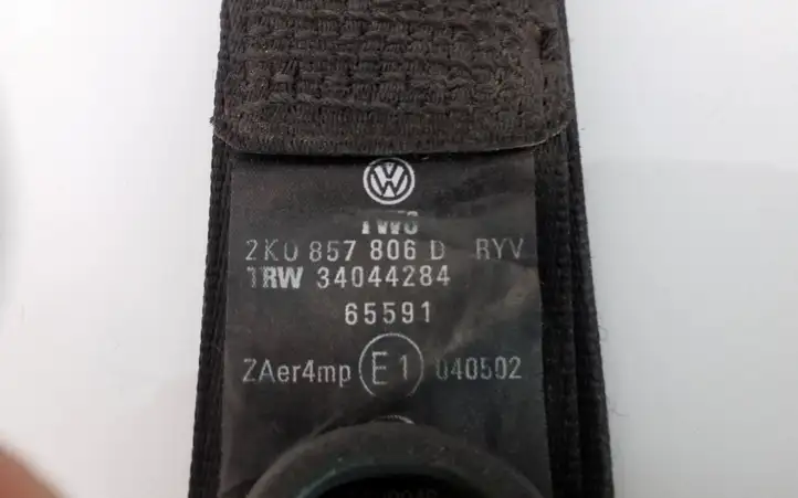 Volkswagen Caddy (2004 - 2010) 2K0857806D Передний ремень безопасности — фото 9