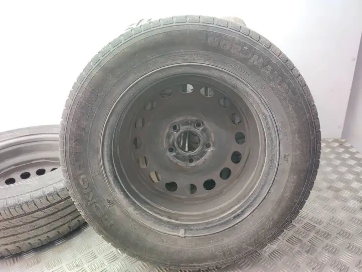 Volkswagen Caddy (2004 - 2010) 2K0601027 Стальной штампованный диск R15 — фото 7