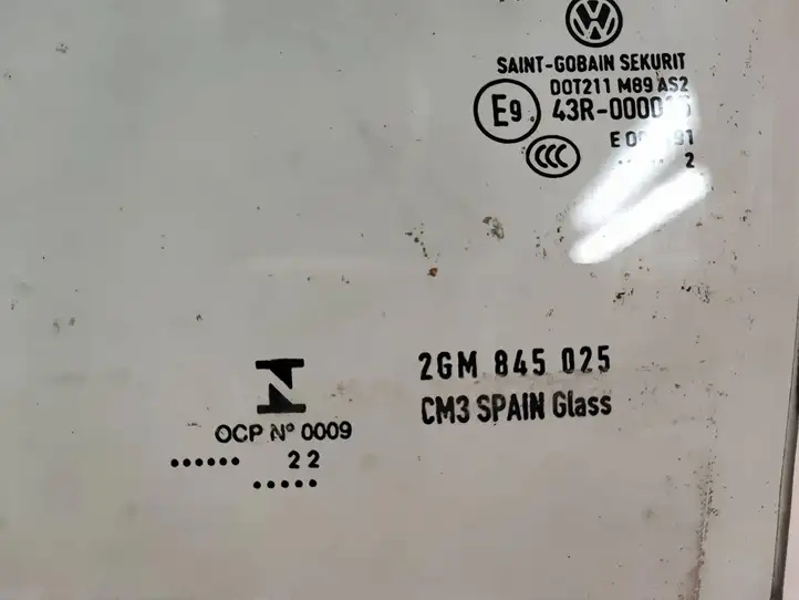Volkswagen T-Cross (2017 - ) 2GM845025 Стекло задней двери — фото 3