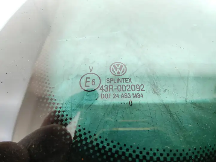 Volkswagen Transporter - Caravelle T5 (2009 - 2015) 43R002092 Заднее боковое стекло — фото 4