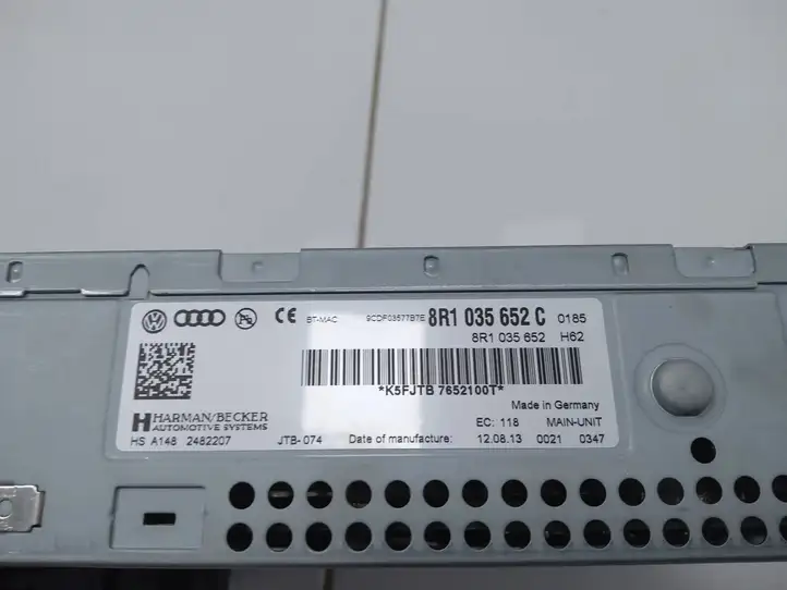 Audi Q5 SQ5 (2012 - 2017) 8R1035652 Магнитола / мультимедийная система — фото 2