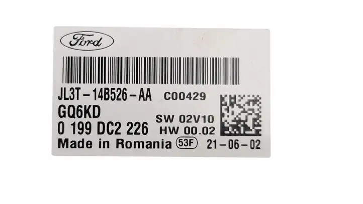 Ford Ranger (2019 - ) JL3T14B526 Блок бесключевого доступа — фото 3