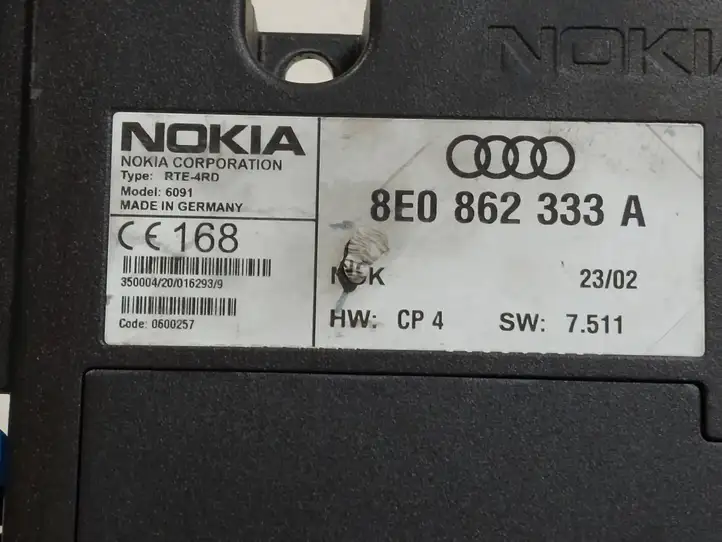 Audi A6 S6 C5 4B (2001 - 2004) 8E0862333A Блок GSM — фото 4