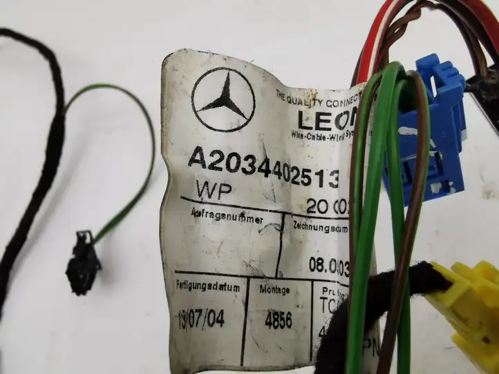 Mercedes-Benz C W203 (2000 - 2007) A2034402513 Проводка передней двери — фото 8