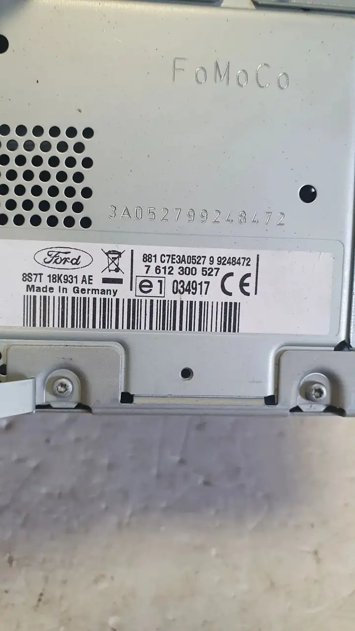 Ford S-MAX (2010 - 2015) 8S7T18K931AE Магнитола / мультимедийная система — фото 8