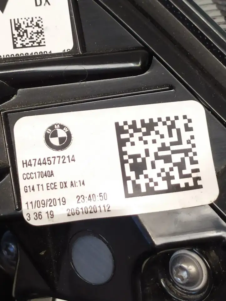 BMW M8 F91 F92 G14 G15 (2019 - ) 7445772 Задний фонарь в кузове — фото 5