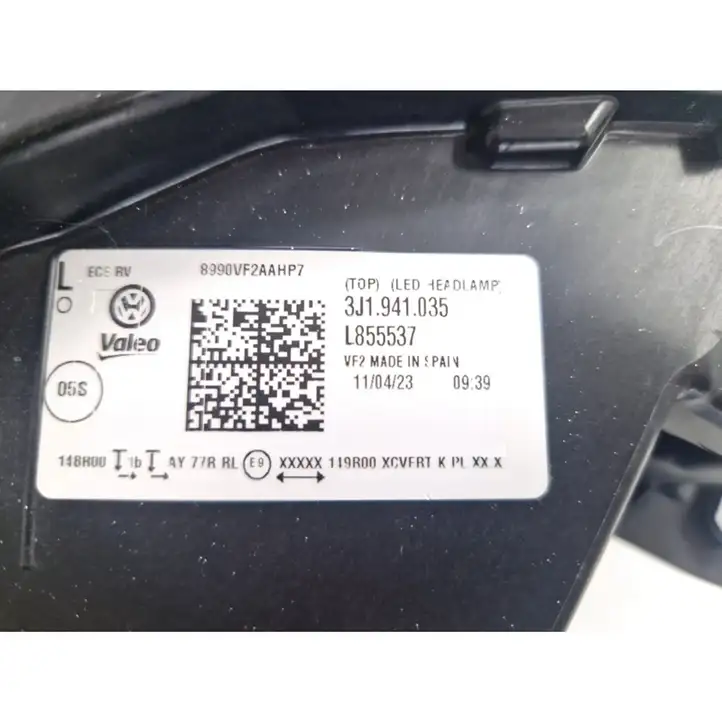 Volkswagen PASSAT B7 (2011 - 2014) 3J1941035 Передняя фара — фото 2