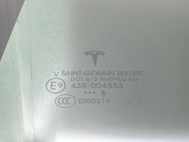 Tesla Model X (2015 - 2021) 43R004553 Стекло задней двери — фото 8