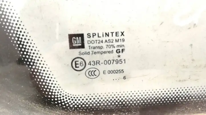 Opel Zafira B (2006 - 2008) 43R007951 Треугольное стекло кузова — фото 7