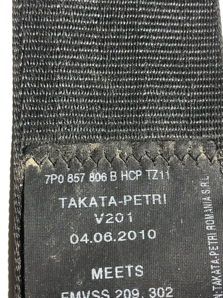 Volkswagen Touareg II (2010 - 2018) 7P0857806B Задний ремень безопасности — фото 3