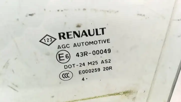 Renault Scenic III - Grand scenic III (2009 - 2016) 43R00049 Стекло передней двери — фото 9