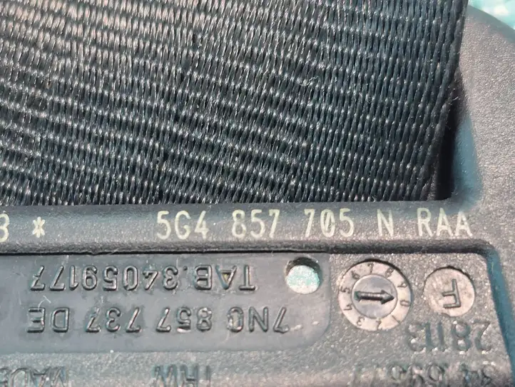 Volkswagen Golf VII (2013 - 2019) YD4999 Передний ремень безопасности — фото 9