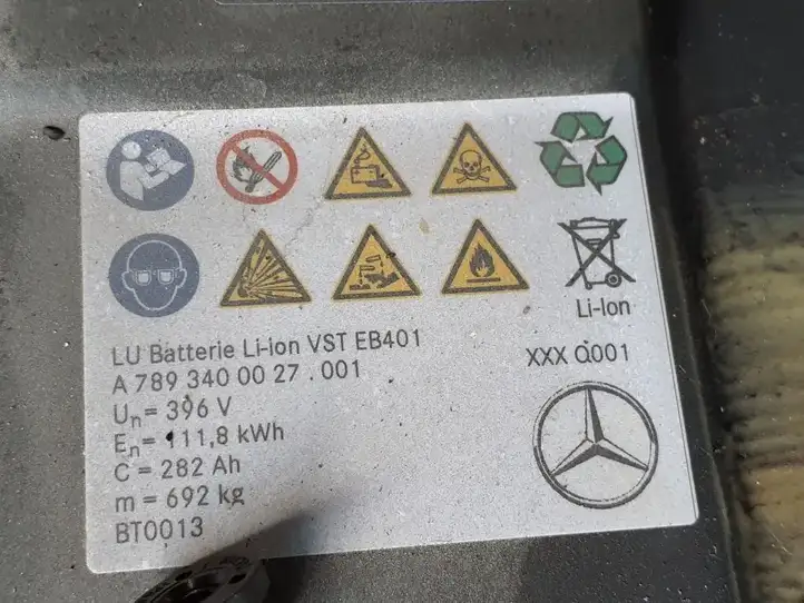 Mercedes-Benz EQS V297 (2021 - ) A7893400027 Аккумулятор гибридного / электрического автомобиля — фото 2