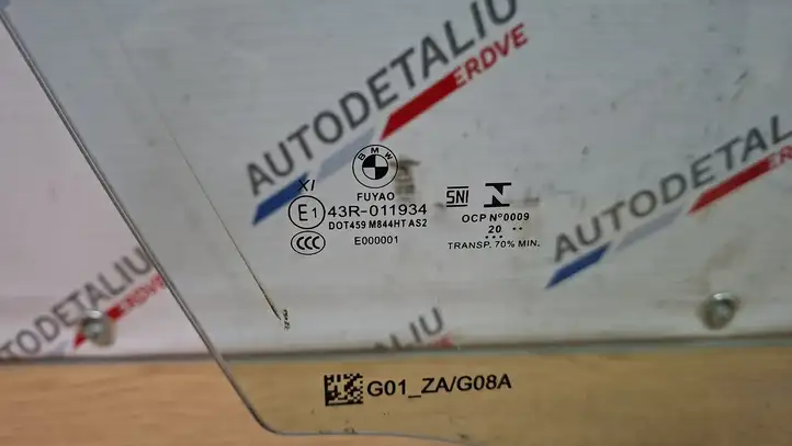 BMW X3 G01 (2018 - 2024) 9482640 Стекло передней двери — фото 3
