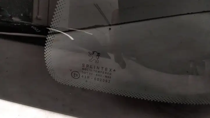 Peugeot 1007 (2005 - 2009) DOT24AS3M98 Заднее боковое стекло — фото 8