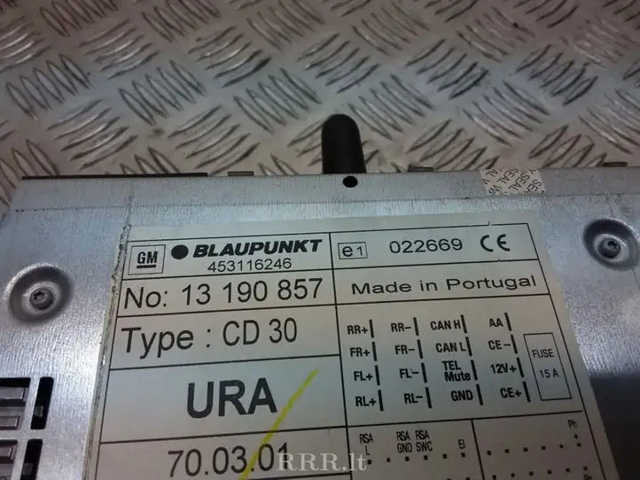 Opel Astra H (2004 - 2009) 13190857 Магнитола / мультимедийная система — фото 5