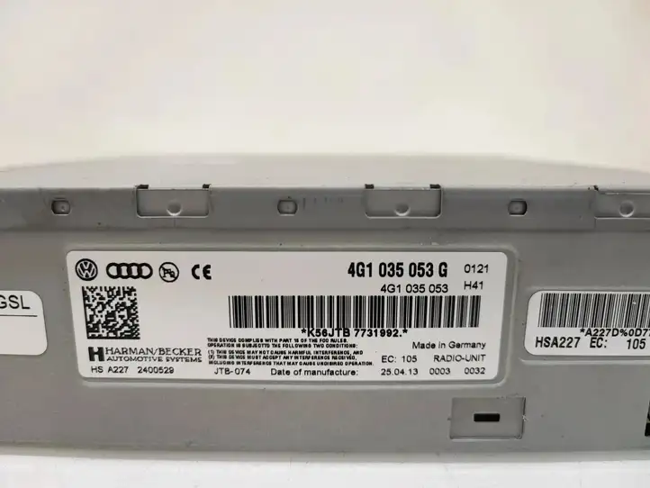 Audi Q5 SQ5 (2012 - 2017) 4G1035053 Магнитола / мультимедийная система — фото 2