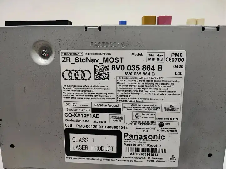 Audi A3/S3 8V (2012 - 2016) 8V0035864B Магнитола / мультимедийная система — фото 5