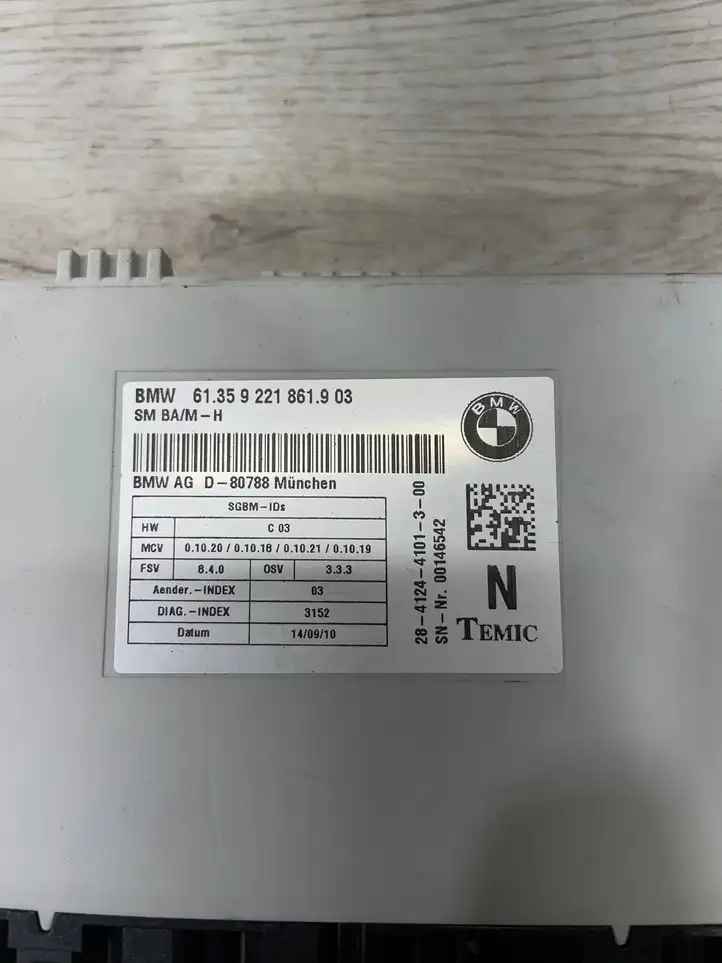BMW 3 E92 E93 (2005 - 2014) 9221861 Блок управления сиденьем — фото 3