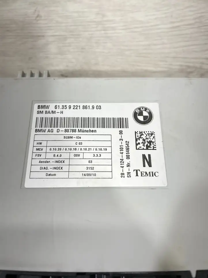BMW 3 E92 E93 (2005 - 2014) 9221861 Блок управления сиденьем — фото 5
