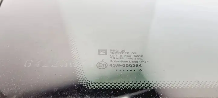 Opel Meriva A (2002 - 2006) 43R000264 Заднее боковое стекло — фото 4
