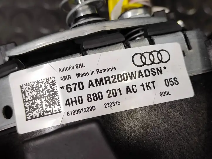 Audi A8 S8 D4 4H (2013 - 2017) 4H0880201AC Подушка безопасности руля — фото 8