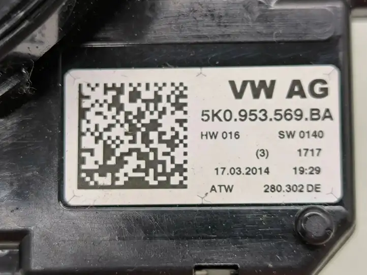 Volkswagen PASSAT CC (2008 - 2012) 5K0953569BA Контактное кольцо SRS — фото 6