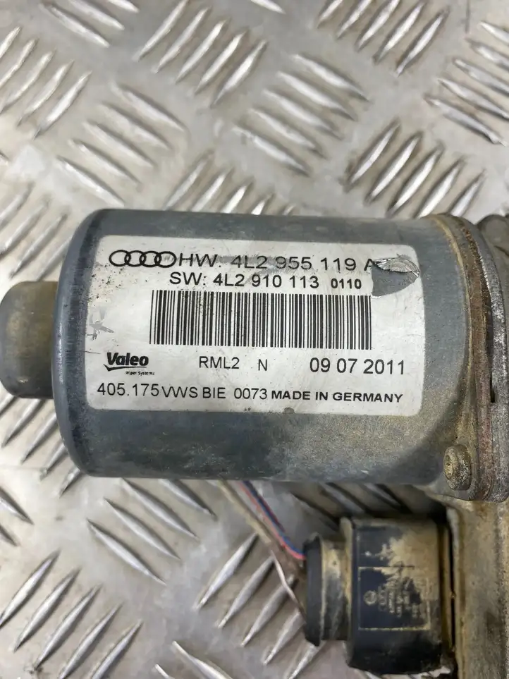 Audi Q7 4L (2009 - 2015) 4L2955119A Двигатель стеклоочистителей — фото 4