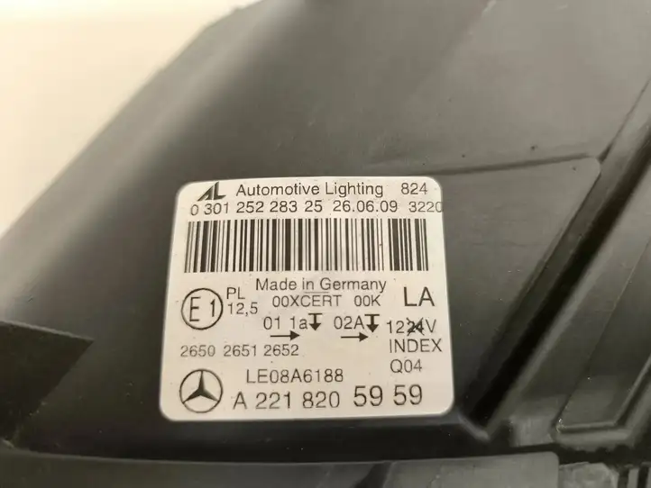 Mercedes-Benz S W221 (2005 - 2013) A2218205959 Передняя фара — фото 2