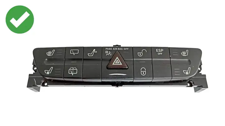 Mercedes-Benz E W211 (2002 - 2009) 2118218058 Включатель аварийных фонарей — фото 1