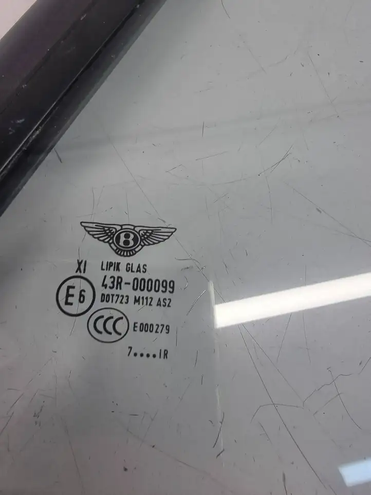 Bentley Continental (2003 - 2017) 3W7845297G Заднее боковое стекло — фото 6