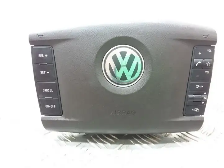 Volkswagen Touareg I (2002 - 2010) 7L6880201CT Подушка безопасности руля — фото 1