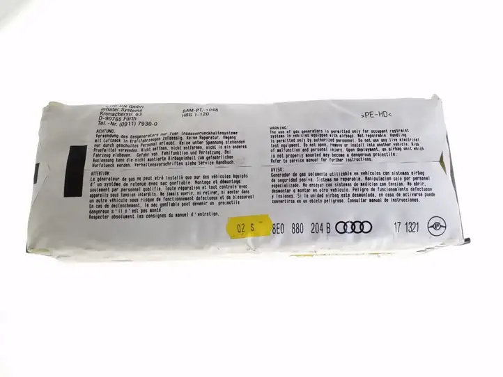 Audi A4 S4 B6 8E 8H (2000 - 2006) 8E0880204B Подушка безопасности пассажира — фото 1