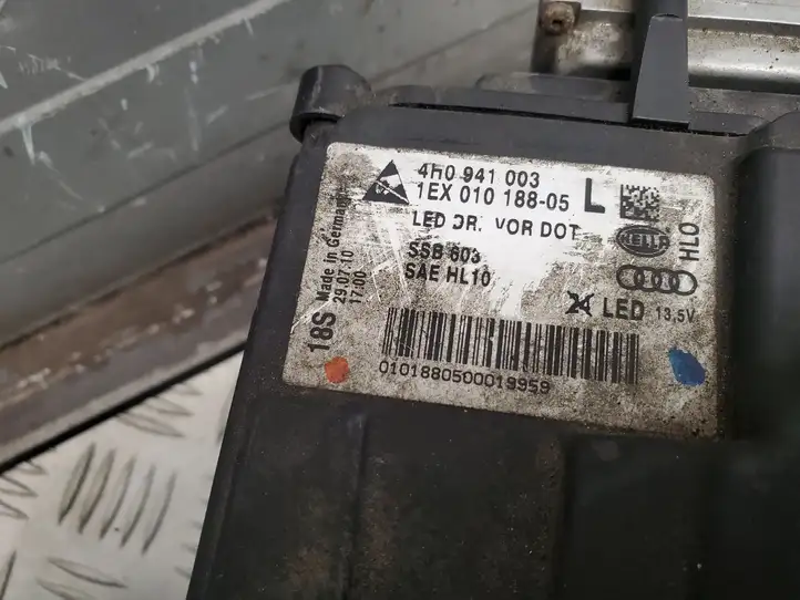 Audi A8 S8 D4 4H (2010 - 2014) 4H0941003 Передняя фара — фото 11