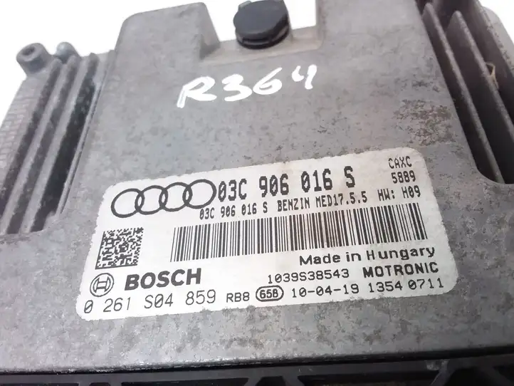 Audi A3/S3 8P (2008 - 2013) 03C906016S Блок управления двигателем (ЭБУ) — фото 4