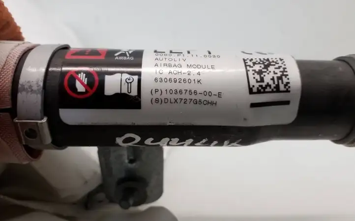 Tesla Model X (2015 - 2021) 103675600E Боковая подушка безопасности шторка — фото 4