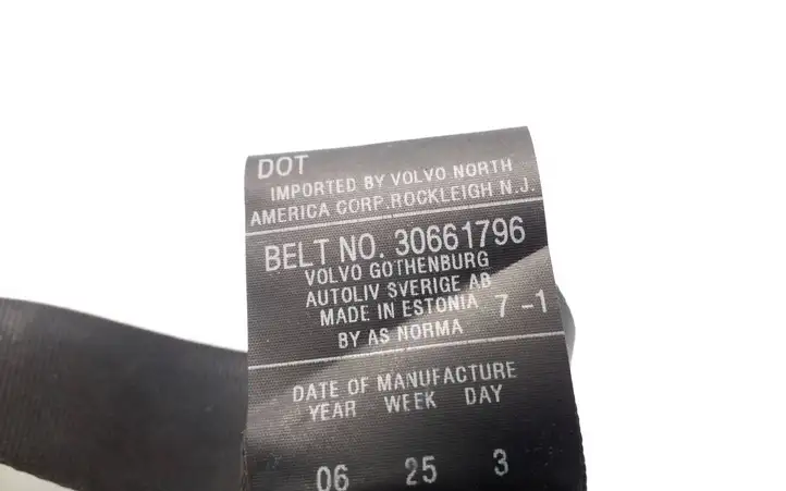 Volvo V50 (2004 - 2008) 30661796 Задний ремень безопасности — фото 5