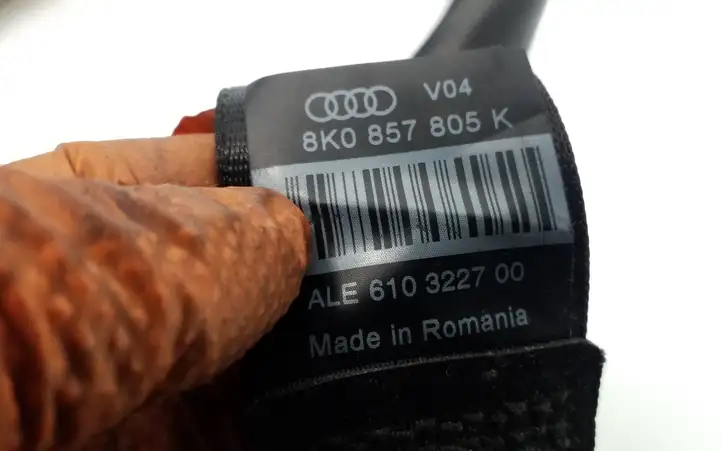 Audi A5 8T 8F (2007 - 2011) 8K0857805K Задний ремень безопасности — фото 5
