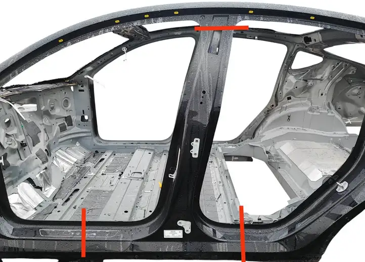 Tesla Model Y (2019 - 2024) Средняя стойка кузова (B) — фото 1